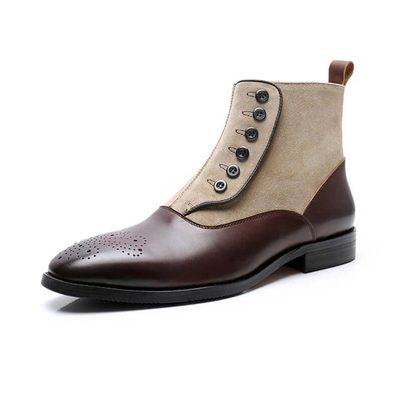 Botas Balmoral de cuero casi nuevas: Elegancia clásica, hechas para ti, ¡solo en EE UU!