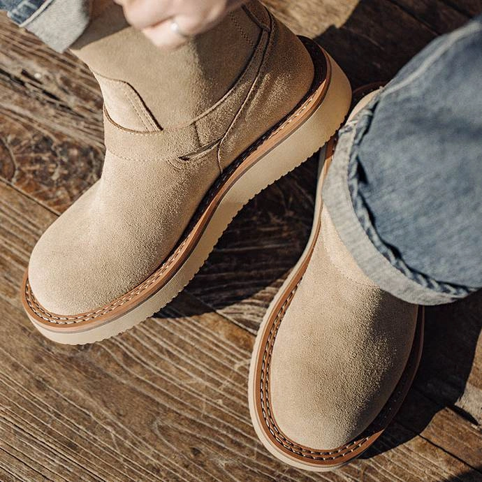 Botas de Ingeniero Hector Maden: Ante Clásico, Herencia de Pasión Vintage.